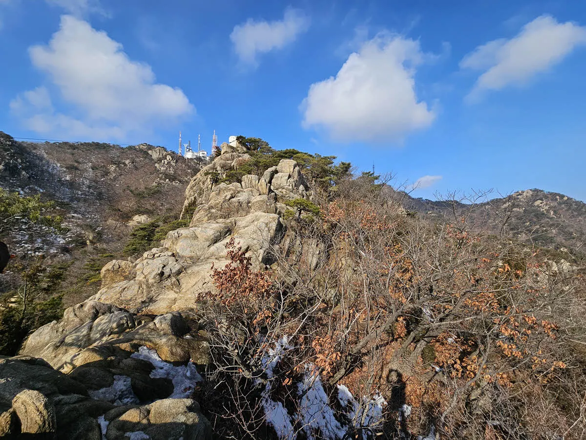 관악산 암릉구간