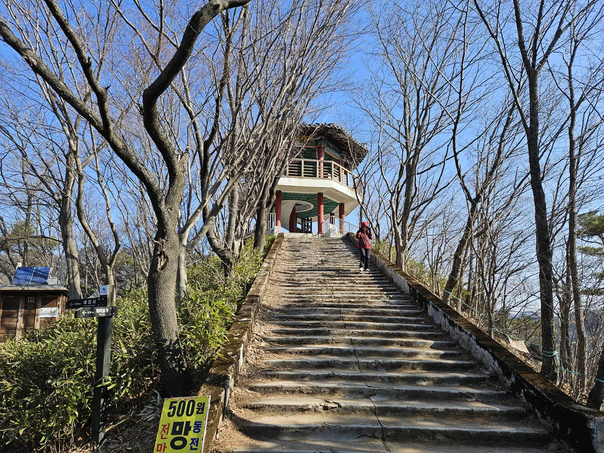내장산 케이블카 탑승장 아래 전망대