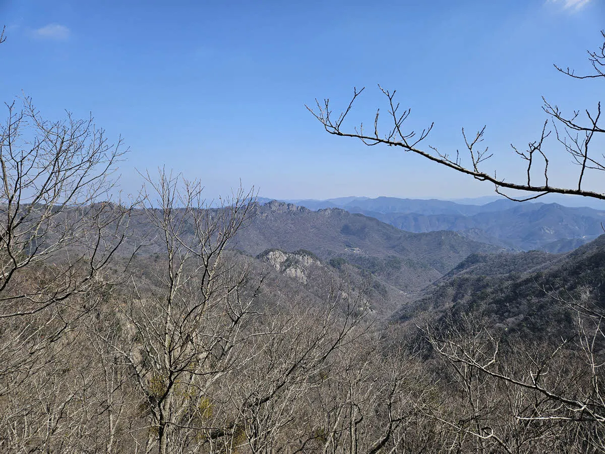 멀리 보이는 서래봉