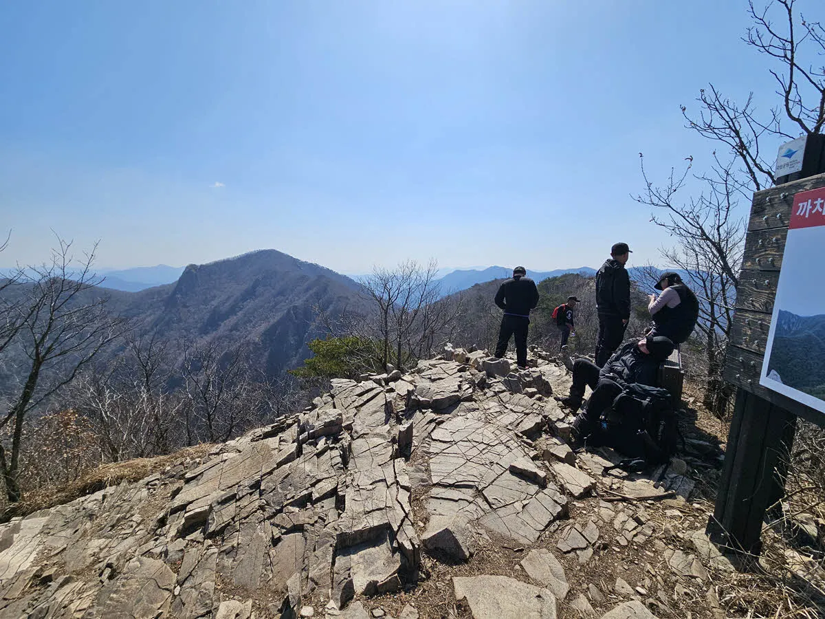 까치봉 정상