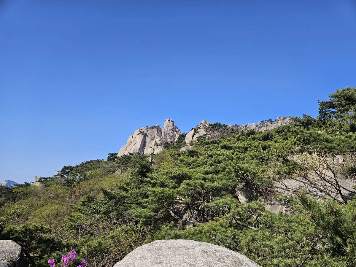 도봉산 정상부