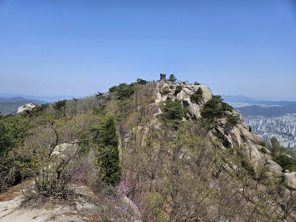 포대능선 삼거리