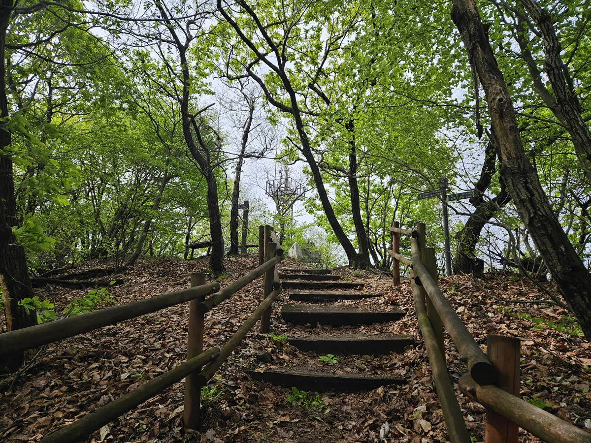 백운산 오르는 마지막 구간