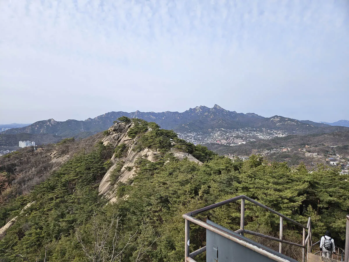 인왕산 기차바위 능선