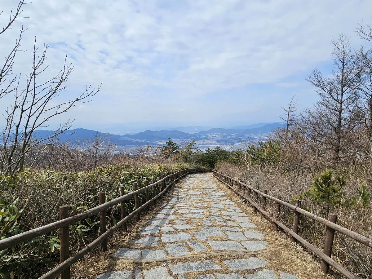 지리산 바래봉 하산감