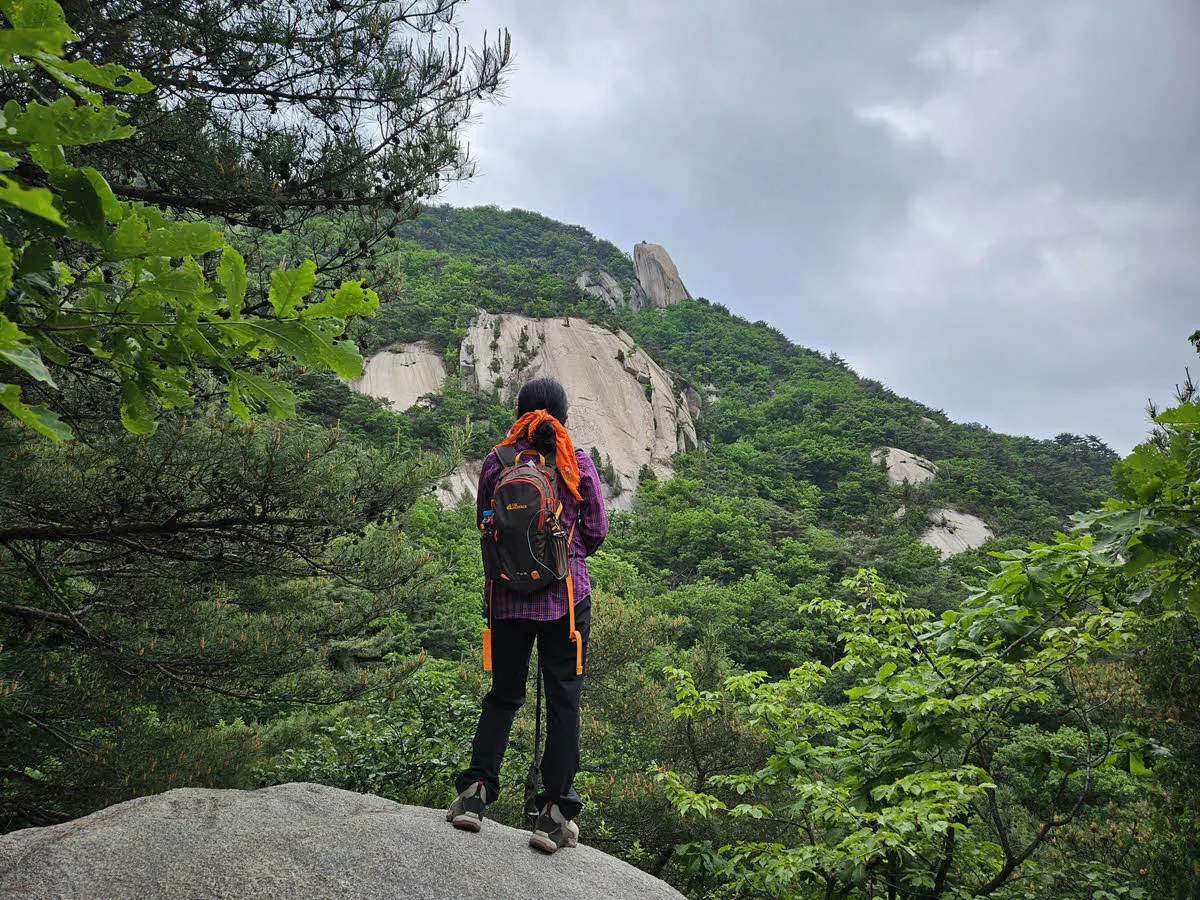 수락산 1-2 구간의 멋진 풍경