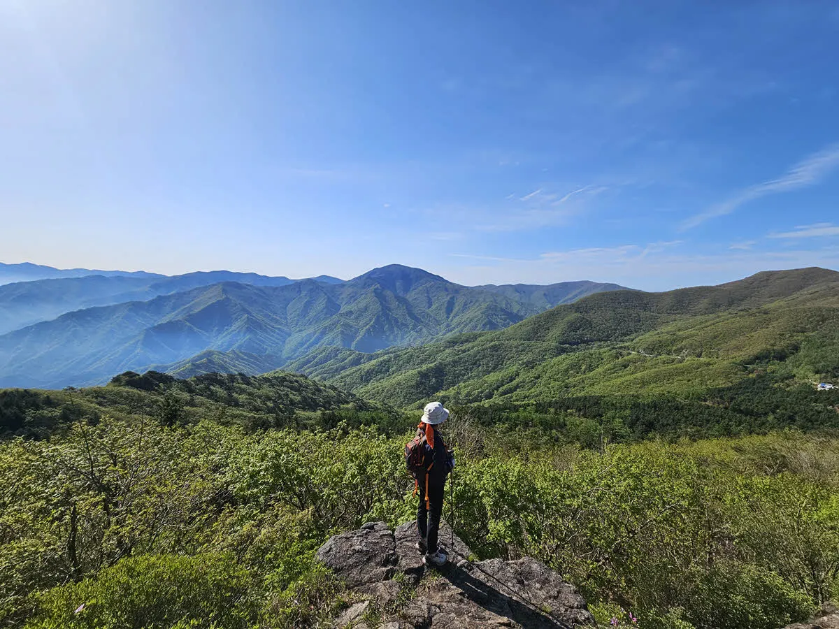 고리봉에서 바라본 