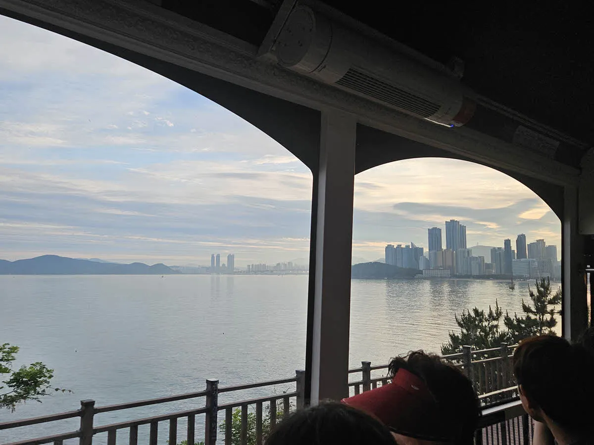블루라인파크 해변열차에서 바라본 해운대 방면