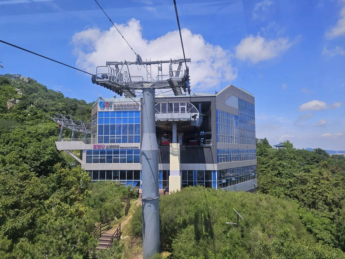 목포해상케이블카 유달산 승강장 (고하도->유달산)