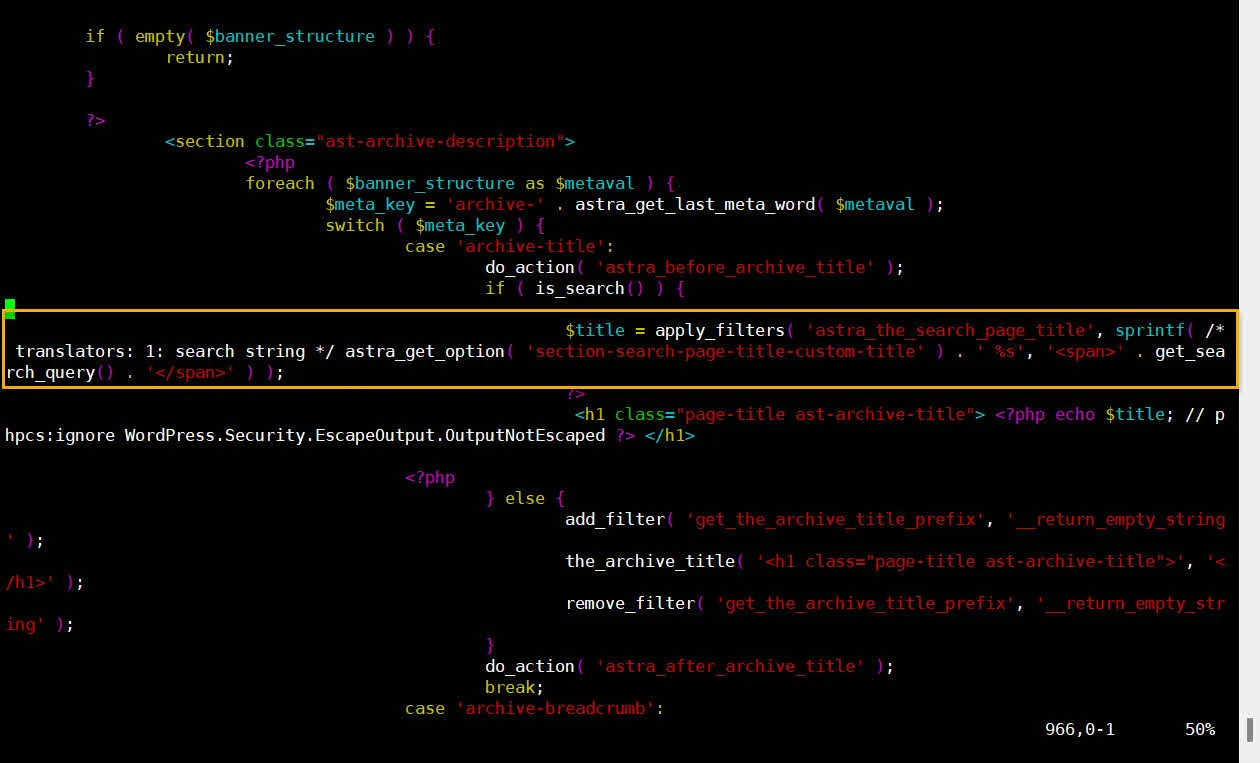 에러가 발생한 common-functions.php 966라인