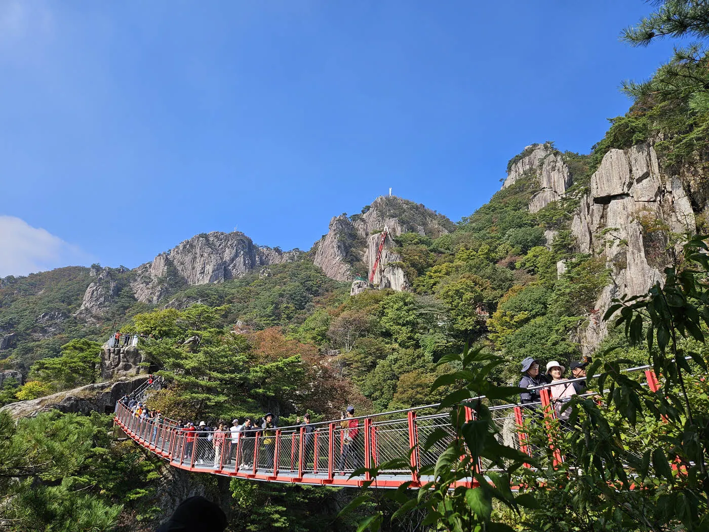 대둔산 금강 구름다리