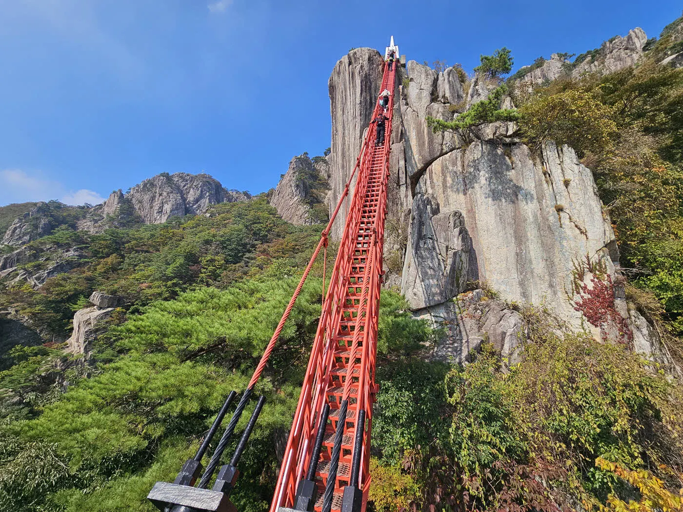 대둔산 최고의 명물 삼선계단