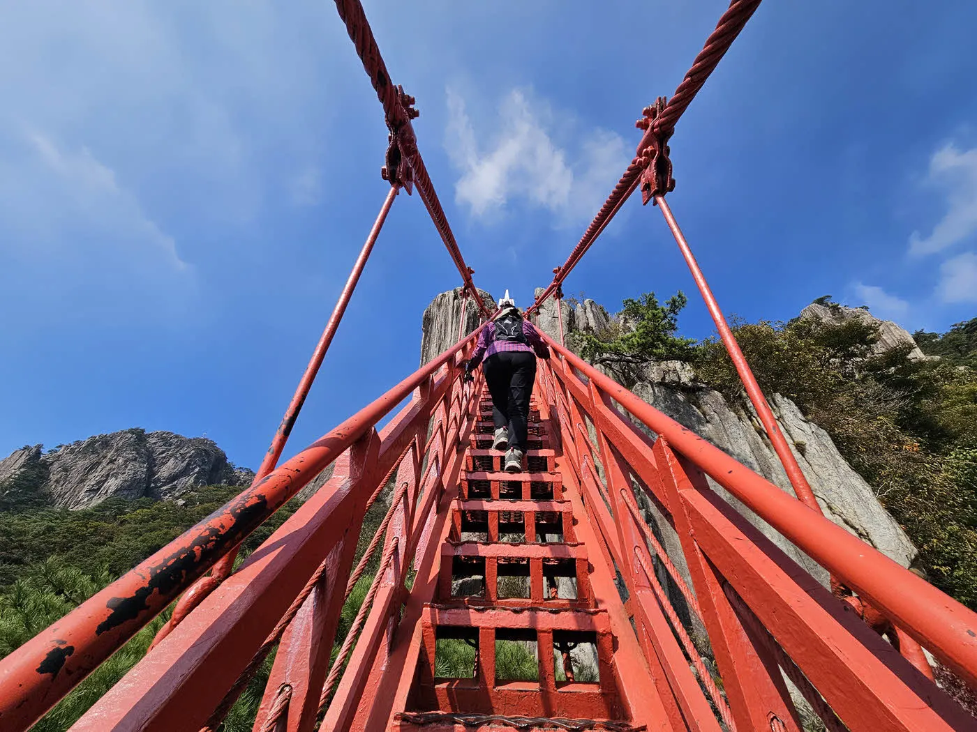 대둔산 삼선계단