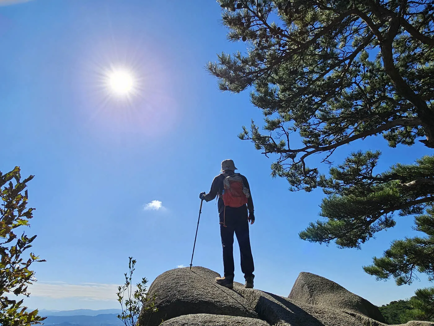 도봉산 우이암에서