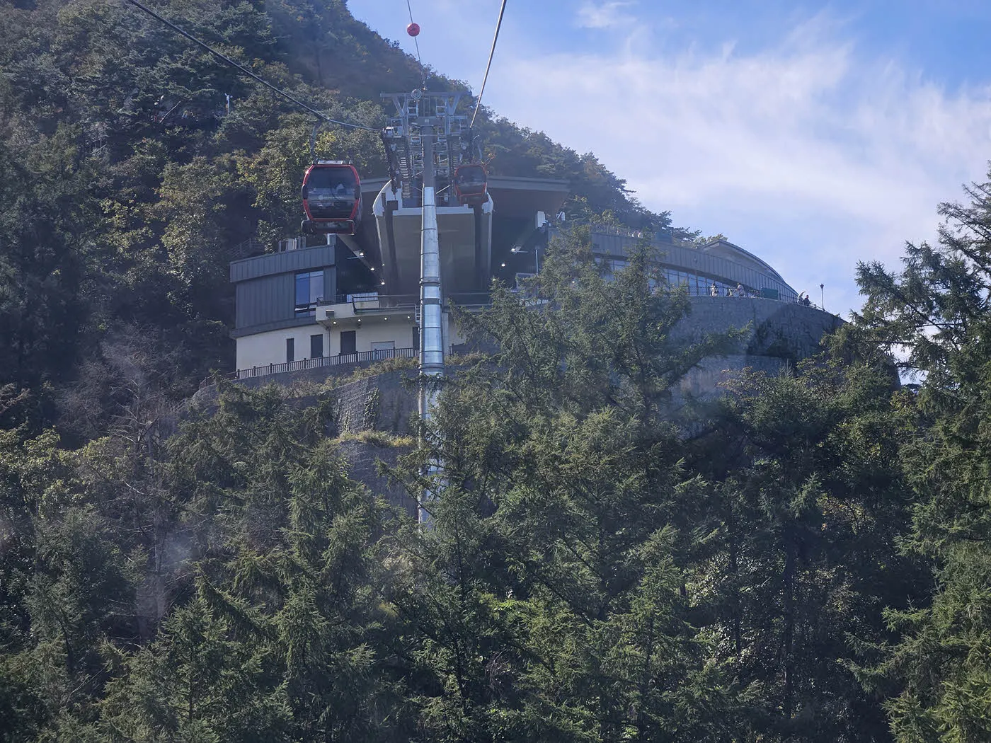 삼악산 호수 케이블카 삼악산 정차장