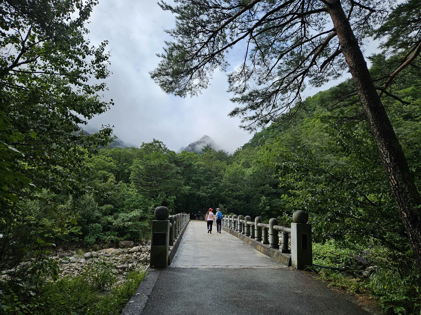 와선대계곡 구간 