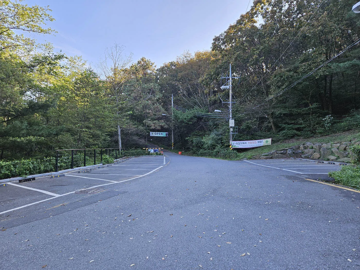 전망대 쉼터 카페로 가는 길