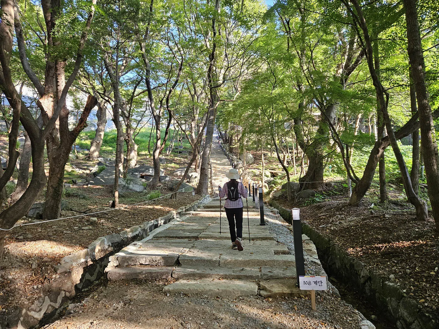 마니산 정수사 108 계단