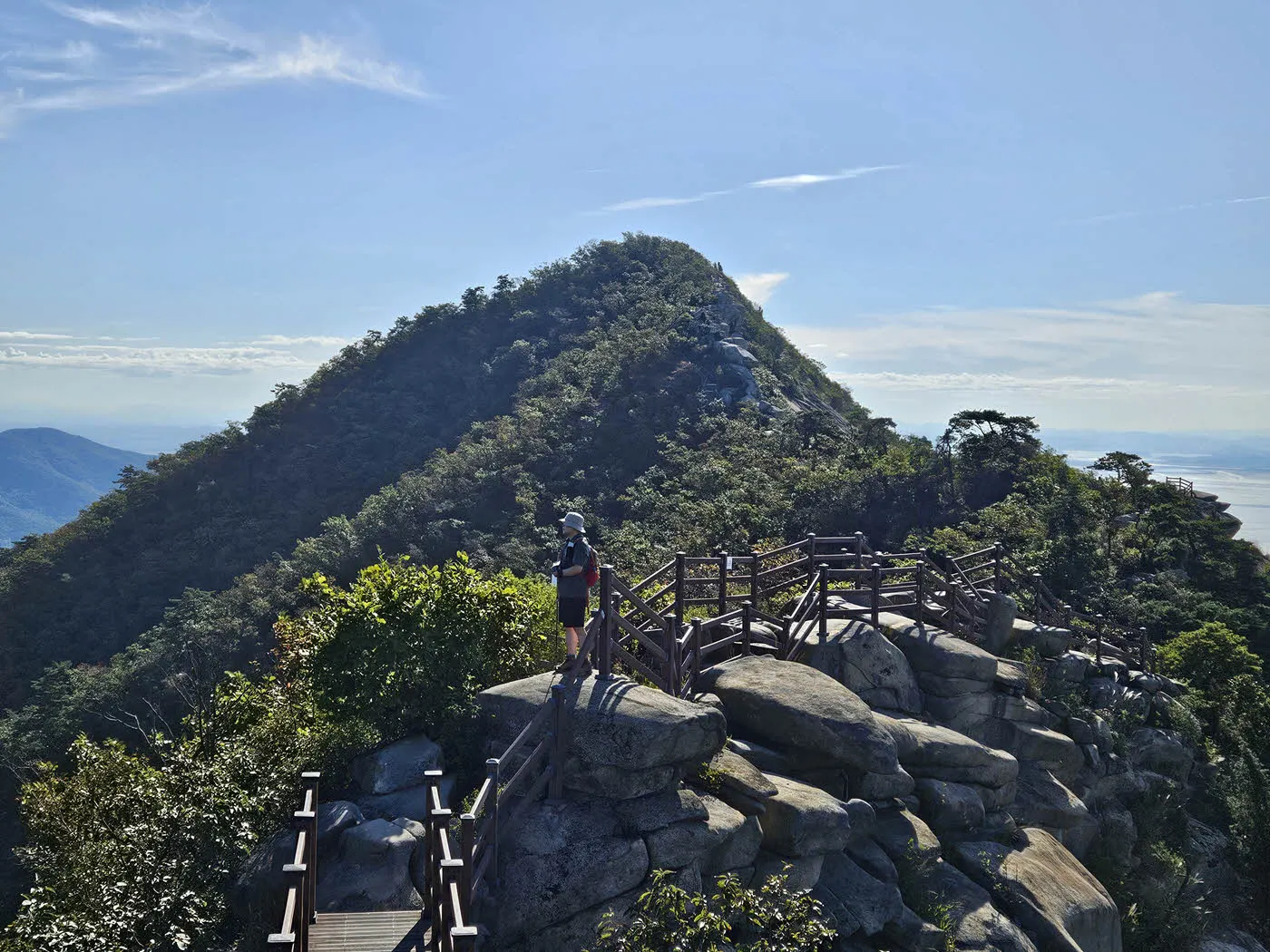 넋을 놓고 풍경을 감상하다
