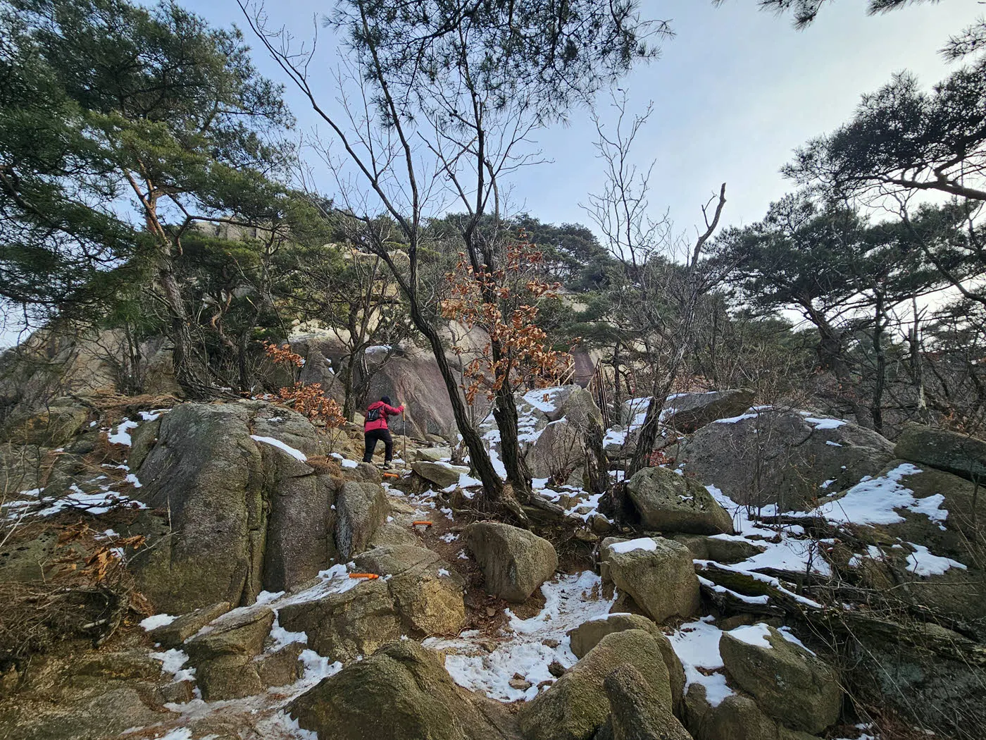 불곡산 상봉 오르는 구간