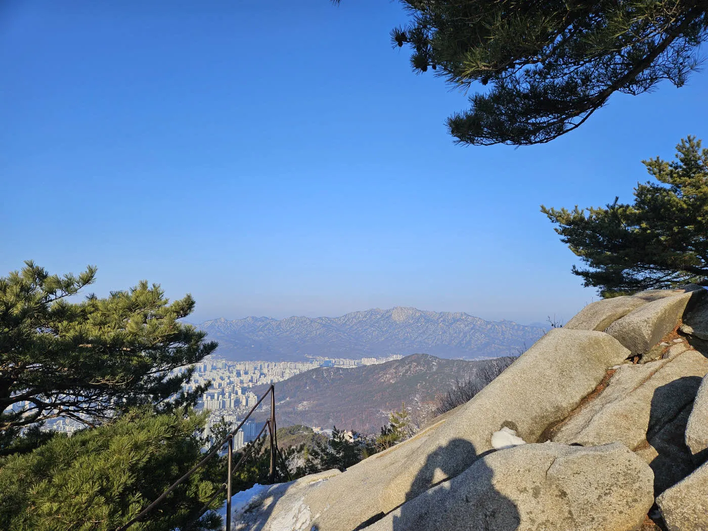 불암산에서 바라본 도봉산