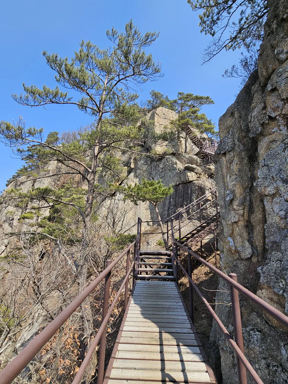 지도상의 영봉 조망점이 보인다.