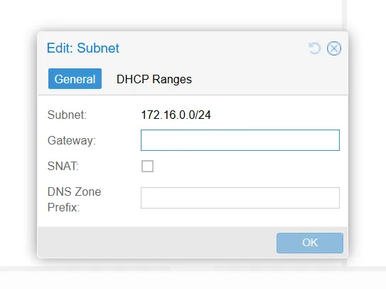 SDN 생성하기 - Subnet 구성