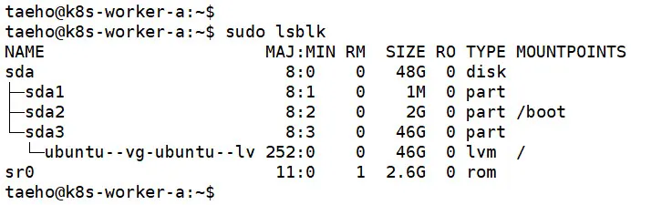 Disk, partition, volume  status