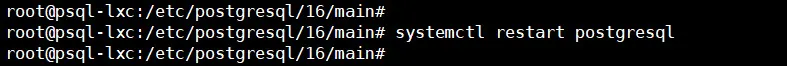 PostgreSQL 서비스 재실행하기