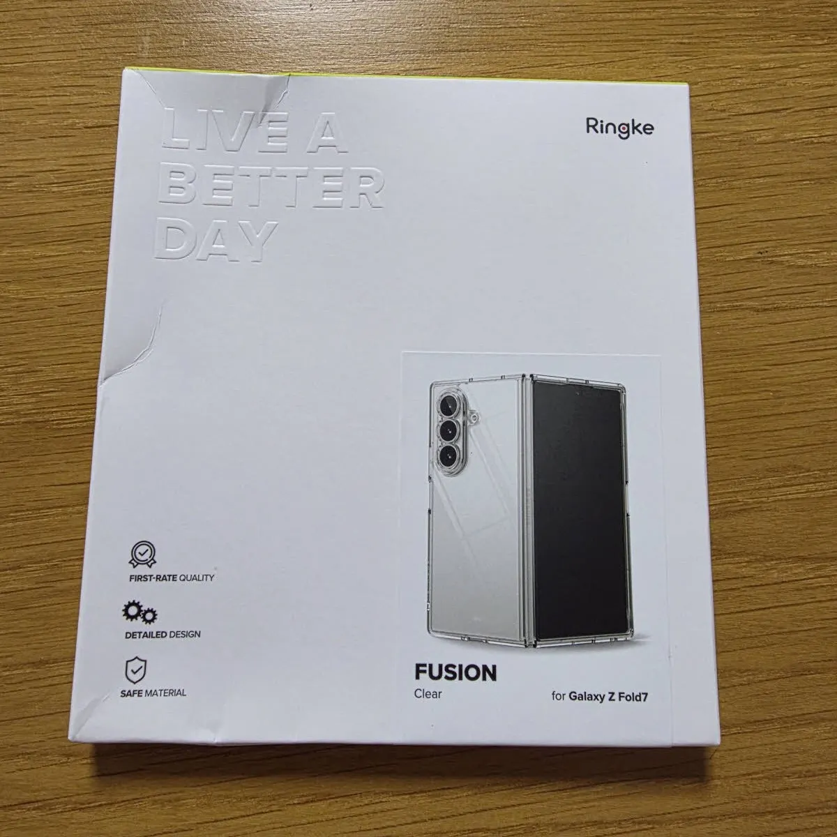 링케 퓨전 투명 클리어 케이스 - 갤럭시 Z 폴드 7