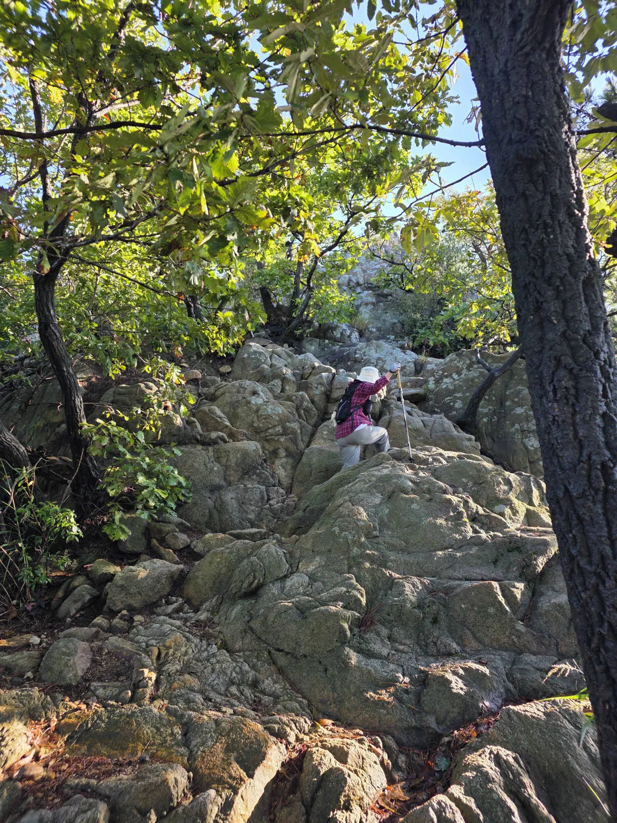 삼성산 국기봉 오르기