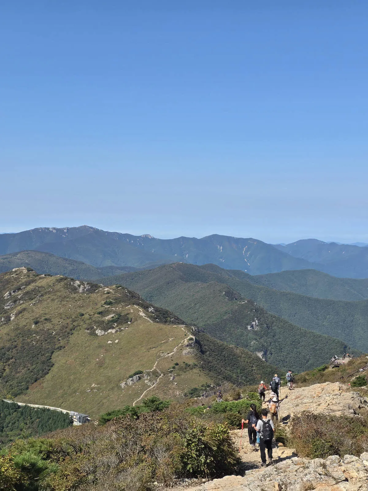 간월재가 보인다