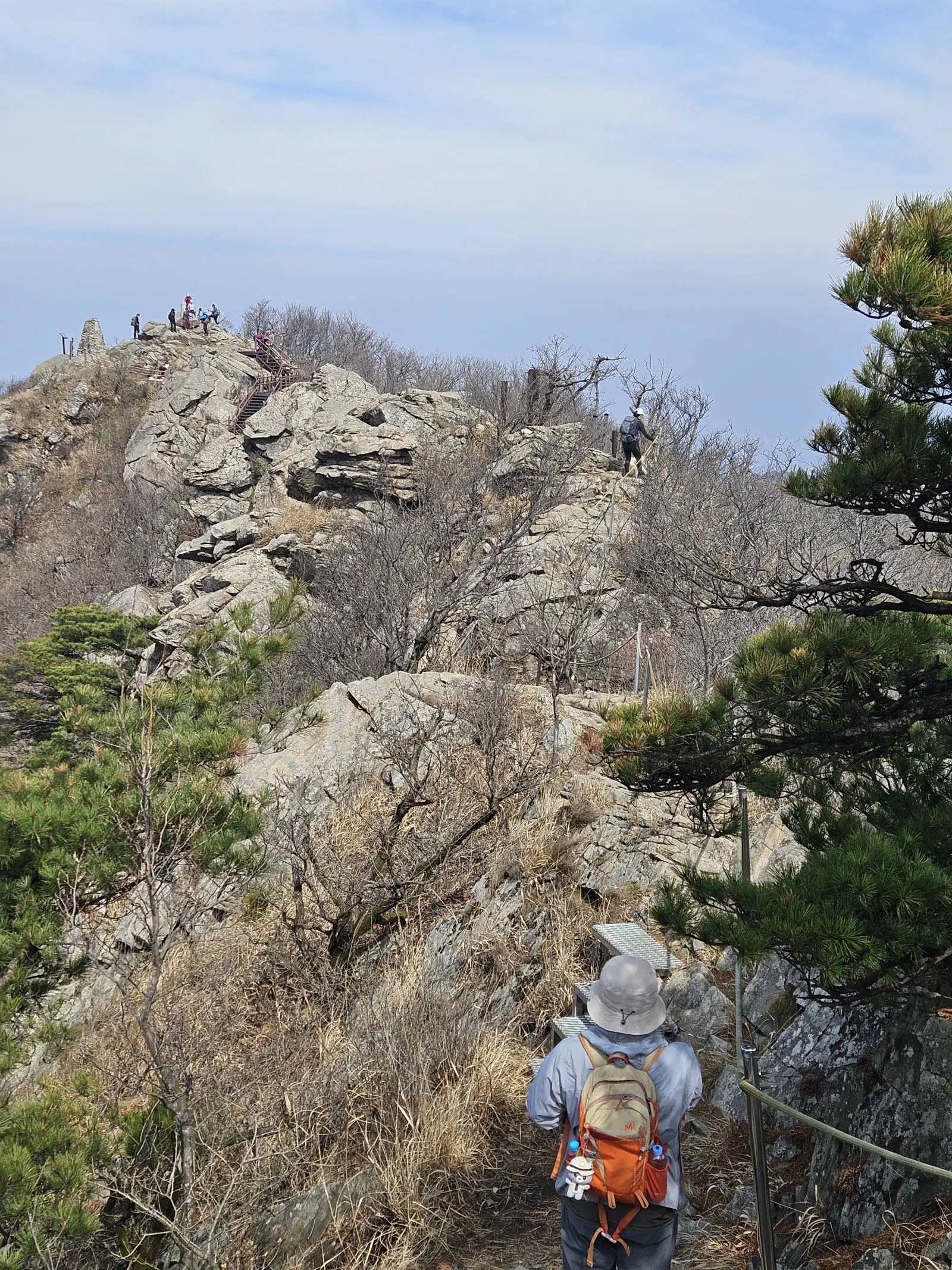 가야봉에서 석문봉 가는 마지막 구간
